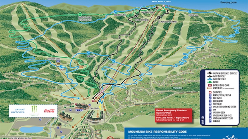 Jump clearance bike map